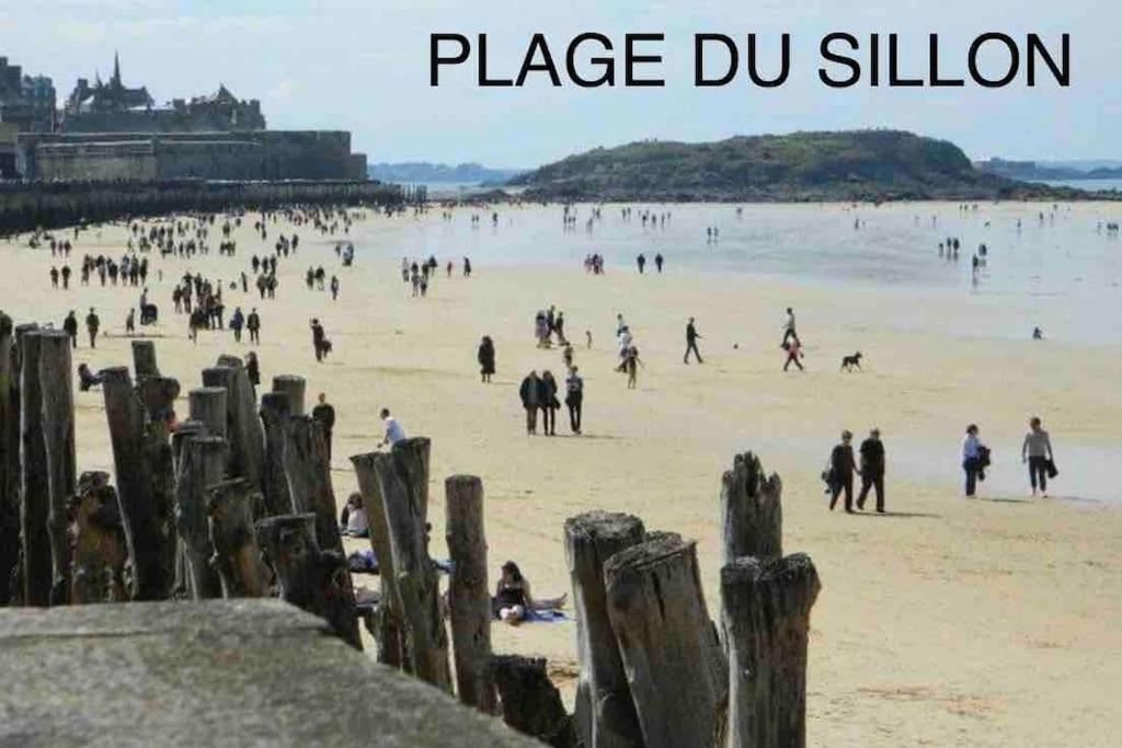 Appartement Vacances En Copropriete Avec Parking Saint-Malo Kültér fotó